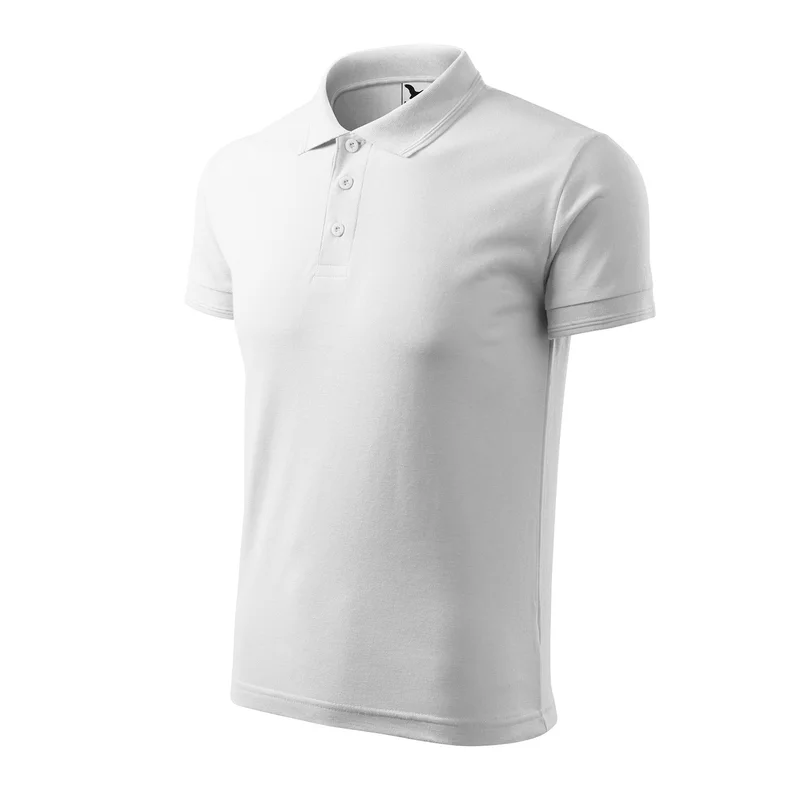 Malfini Men’s T-shirt Pique Polo 203, size XXL, white