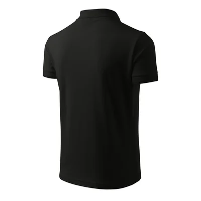 Malfini Men’s T-shirt Pique Polo 203, size L, black