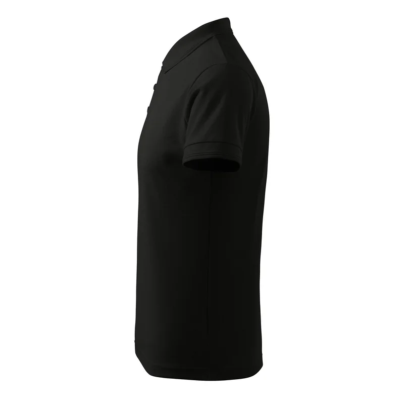 Malfini Men’s T-shirt Pique Polo 203, size XL, black