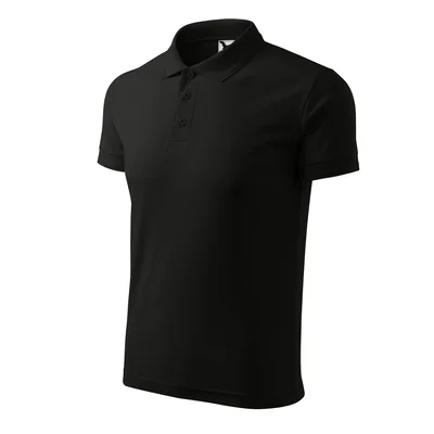 Malfini Men’s t-shirt Pique Polo 203, size XXL, black