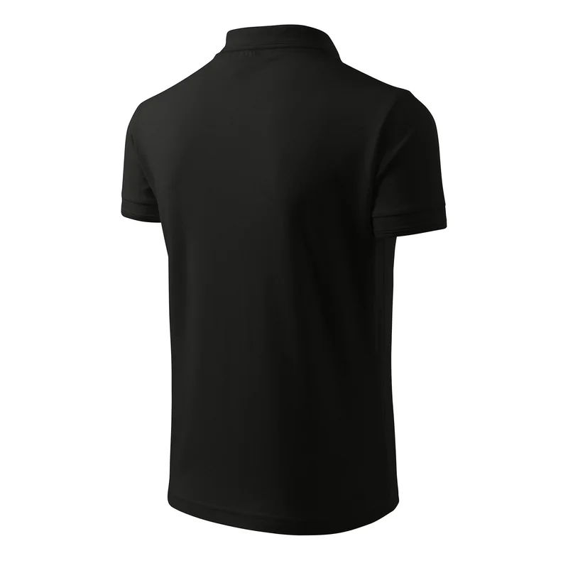 Malfini Men’s t-shirt Pique Polo 203, size XXL, black