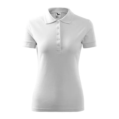 Malfini Women’s T-shirt Pique Polo 210, size XL, white