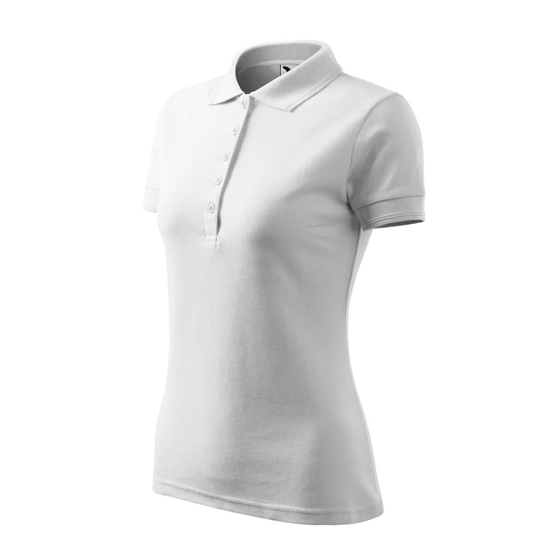 Malfini Women’s T-shirt Pique Polo 210, size XL, white