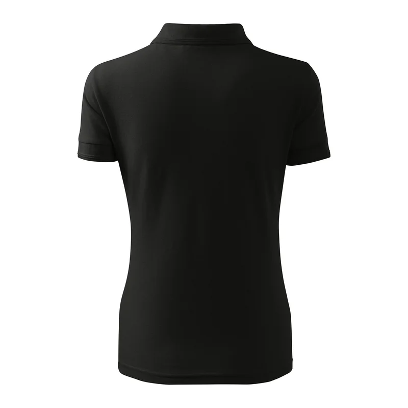 Malfini Women’s T-shirt Pique Polo 210, size L, black
