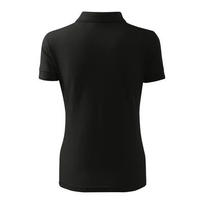 Malfini Women’s T-shirt Pique Polo 210, size L, black