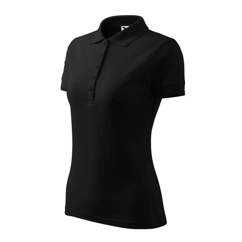 Malfini Women’s T-shirt Pique Polo 210, size XXL, black