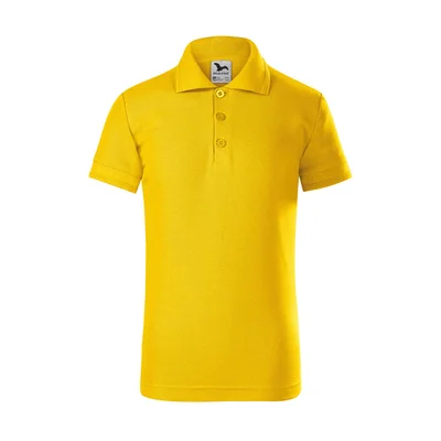 Malfini Kids’ T-shirt Pique Polo 222, size 146 cm, age 10 years, yellow