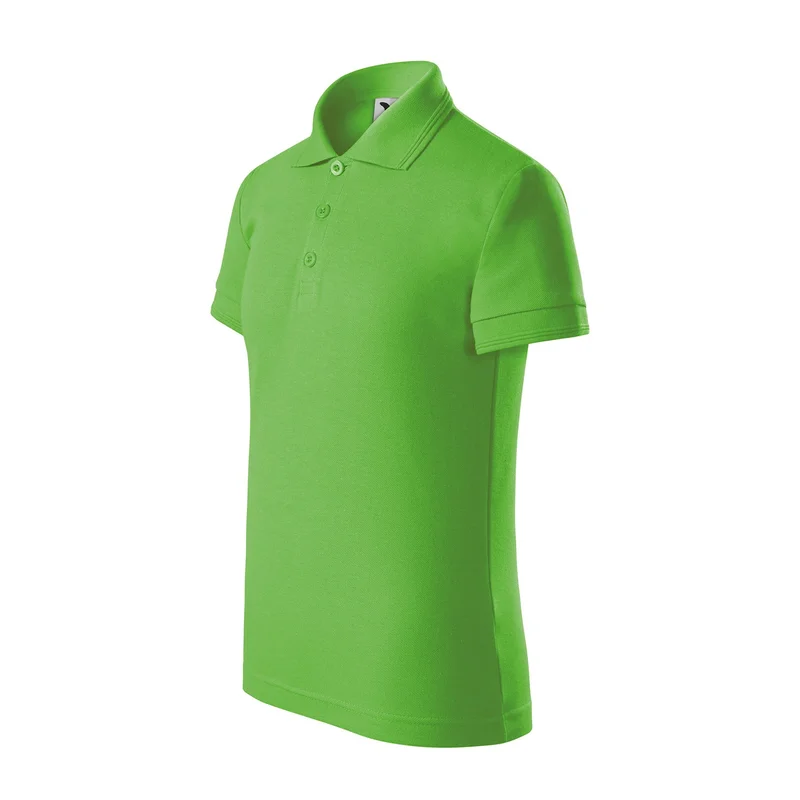 Malfini Kids’ T-shirt Pique Polo 222, size 134 cm, age 8 years, green
