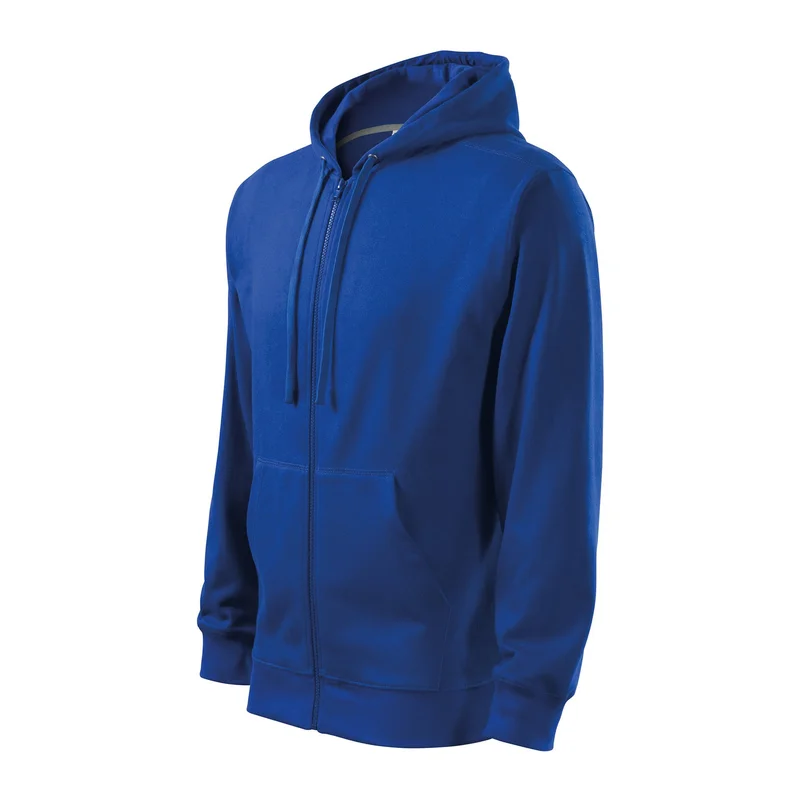 Malfini Men’s sweatshirt Zipper 410, fleece, size L, blue