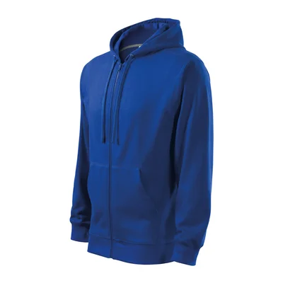 Malfini Men’s sweatshirt Zipper 410, fleece, size L, blue