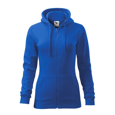 Malfini Women’s sweatshirt Zipper 411, fleece, size M, blue