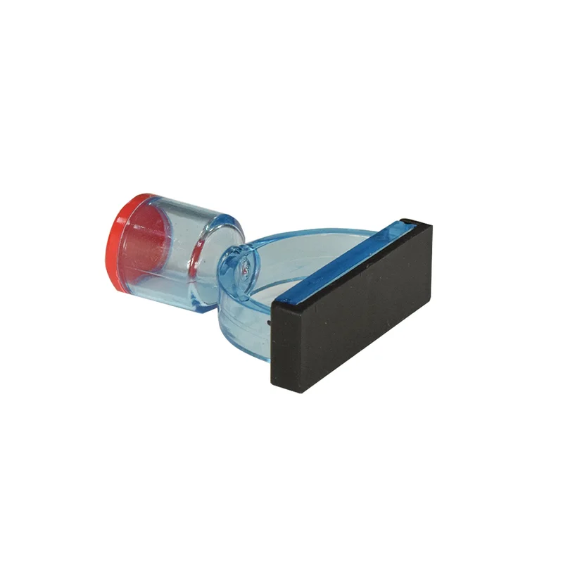 Stamp handle, plastic, rectangular, 48 x 18 mm