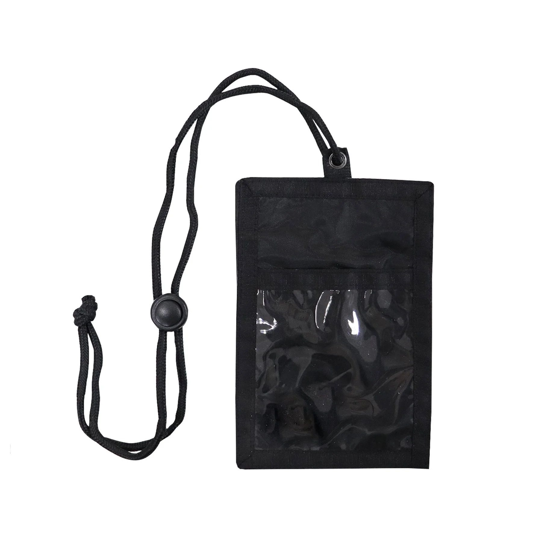 Multifunctional neck accessory, 10 x 15 cm, black
