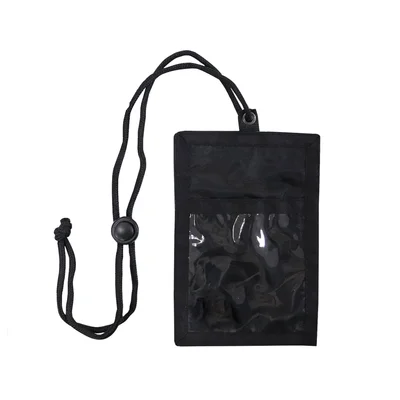 Multifunctional neck accessory, 10 x 15 cm, black