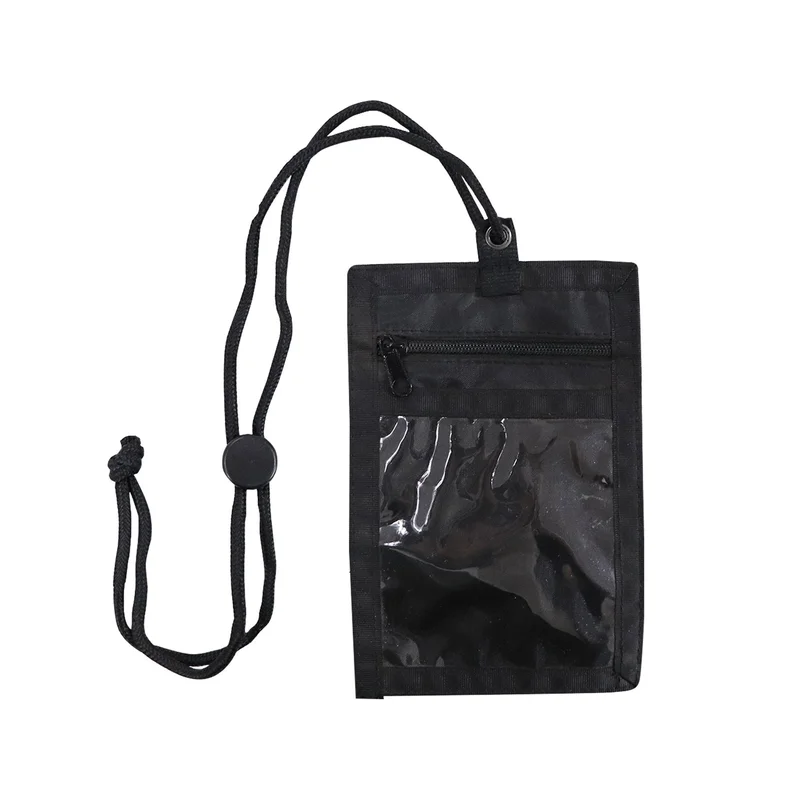 Multifunctional neck accessory, 10 x 15 cm, black