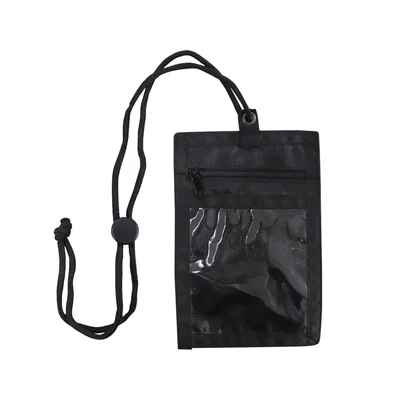 Multifunctional neck accessory, 10 x 15 cm, black