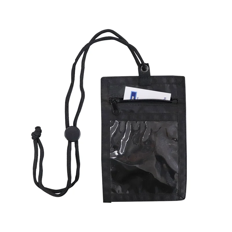 Multifunctional neck accessory, 10 x 15 cm, black