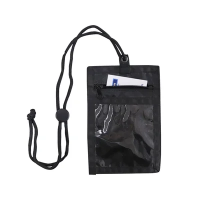 Multifunctional neck accessory, 10 x 15 cm, black