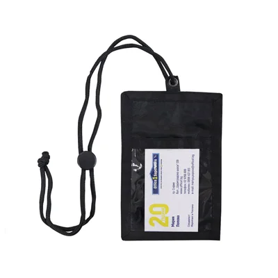 Multifunctional neck accessory, 10 x 15 cm, black