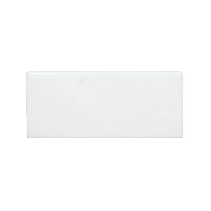 Plastic sign, 120 x 100 mm, white