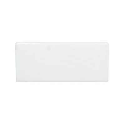 Plastic sign, 120 x 100 mm, white