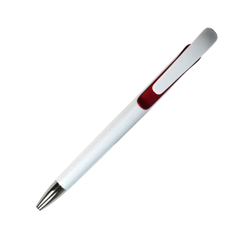 Office 1 Химикалка Milky Way, пластмасова, с брандиране, червена, 50 броя