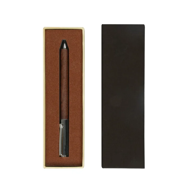 Timberink Pen, metal and wood, boxed
