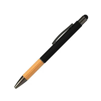 Ballpoint Pen Touch, metal, rubberized, black
