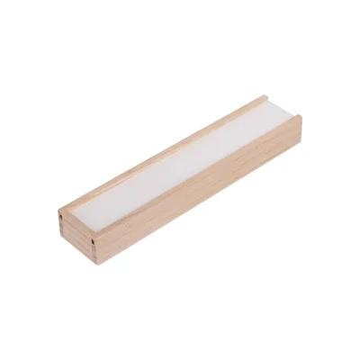 BESTSUB Wooden Box with 8 Colored Pencils