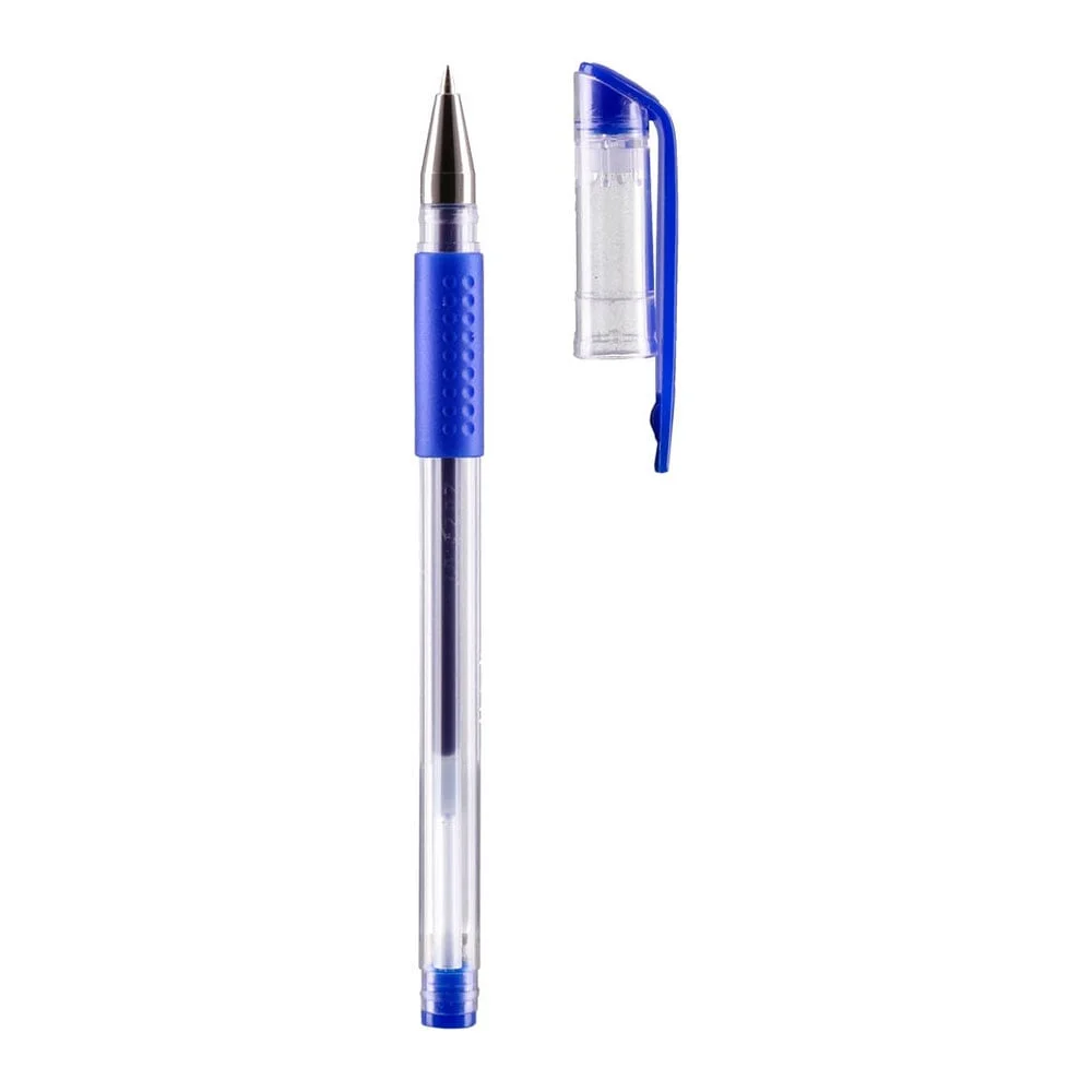 Biro Time G-1000 Gel Pen, with cap, 0.7 mm, blue