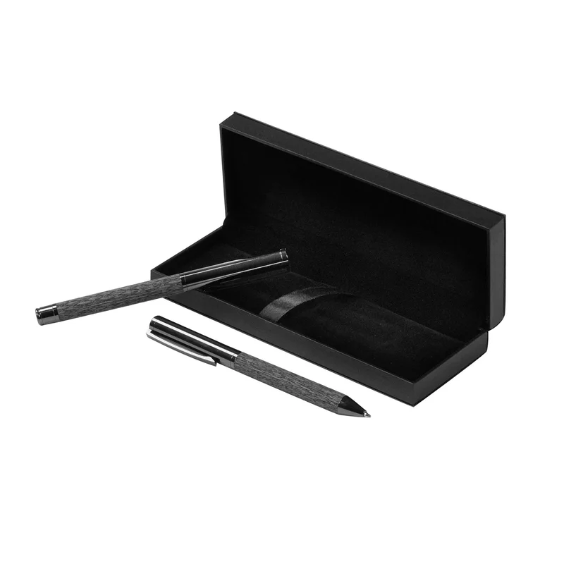 Pen and Rollerball Set Leatherink, metal