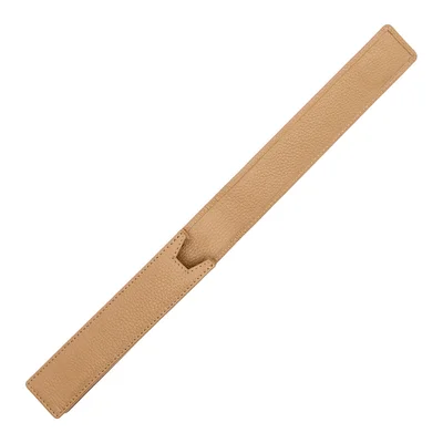 Hugo Boss Classic Grained single pen sleeve, caramel