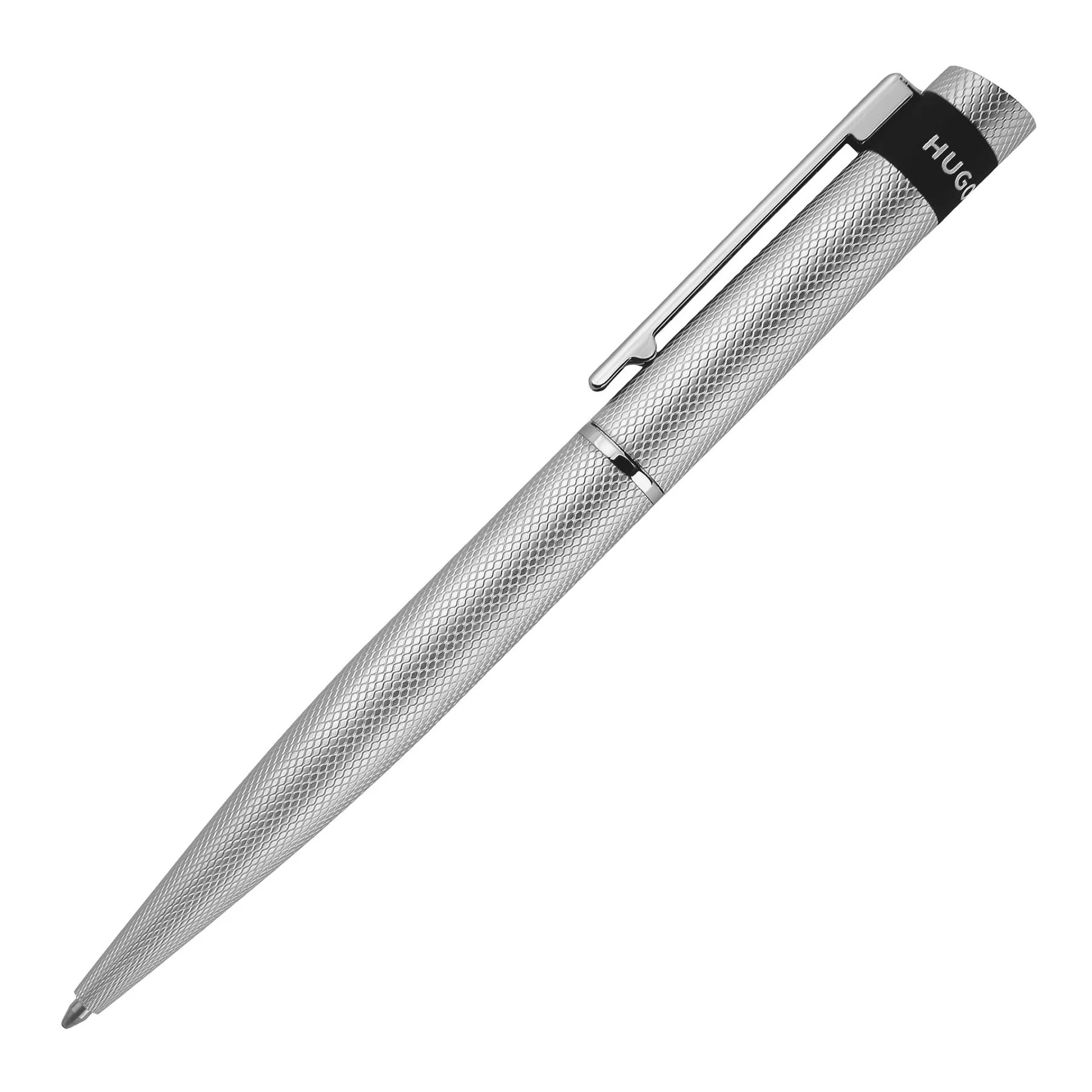 Hugo Boss Ballpoint Pen Loop Diamond, in box, chrome