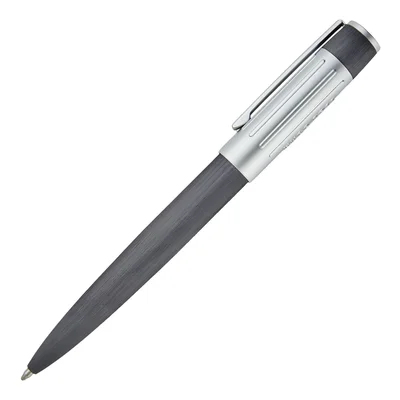 Hugo Boss Pen Gear Ribs, matte, in box, chrome