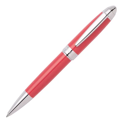 Hugo Boss Pen Icon, in box, chrome, coral