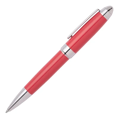 Hugo Boss Pen Icon, in box, chrome, coral