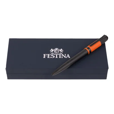 Festina Ballpoint Pen Classicals Black, in box, orange