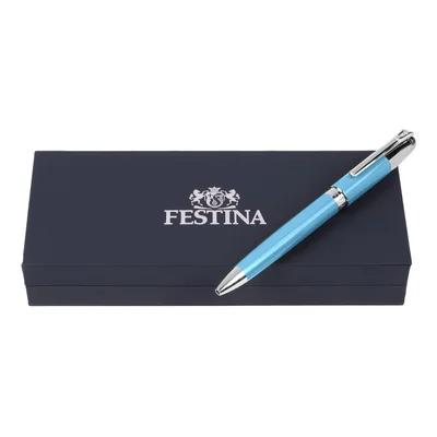 Festina Химикалка Classicals Chrome, в кутия, светлосиня