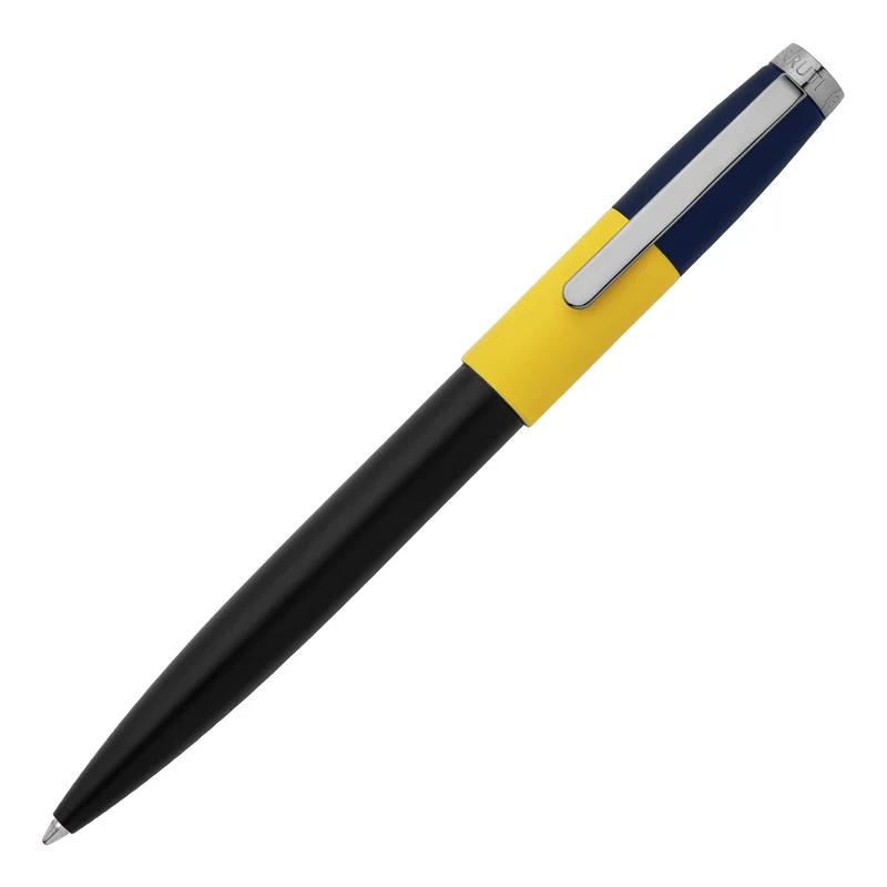 Cerruti 1881 Pen Brick, boxed, black-yellow