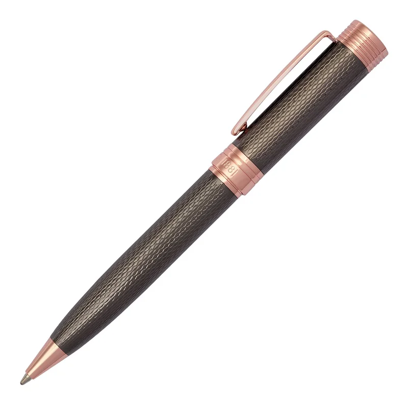 Cerruti 1881 Ballpoint Pen Zoom Diamond, in box, copper colour