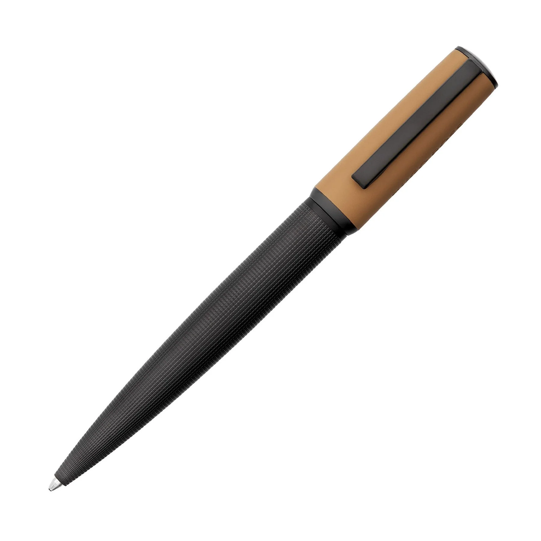 Hugo Boss Ballpoint pen Arche Iconic, in box, caramel