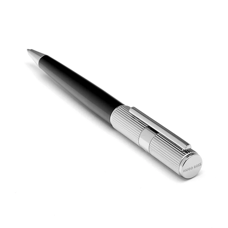 Hugo Boss Ballpoint Formation Line, boxed, silver-black