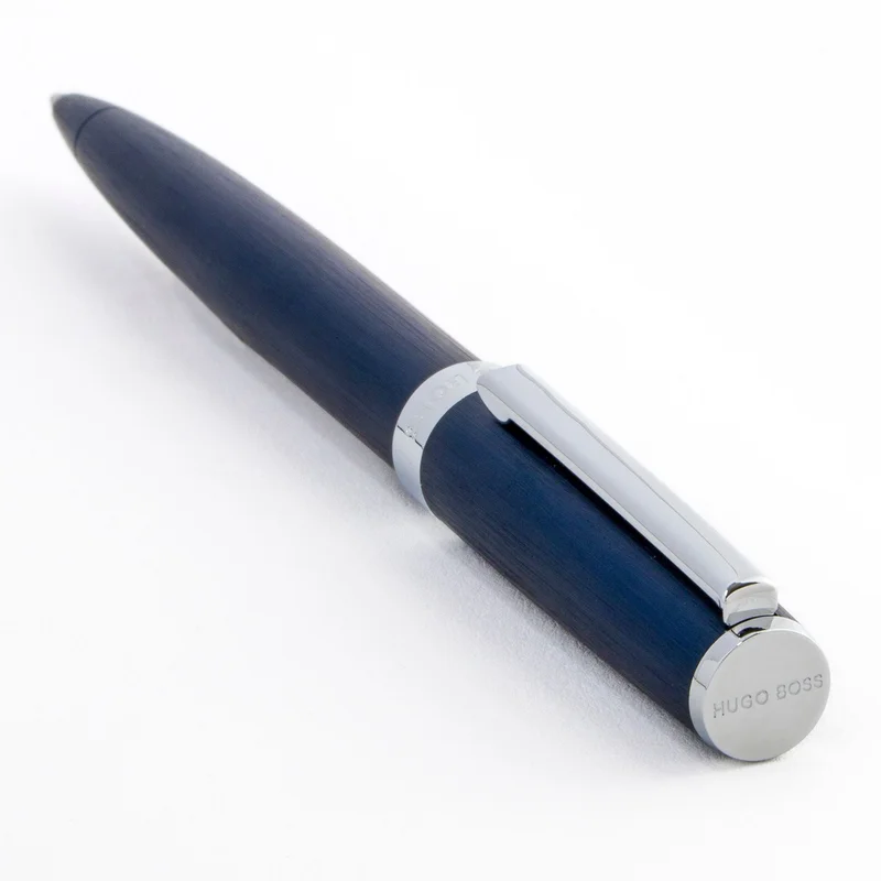 Hugo Boss Pen Gear Brushed, in Box, Dark Blue