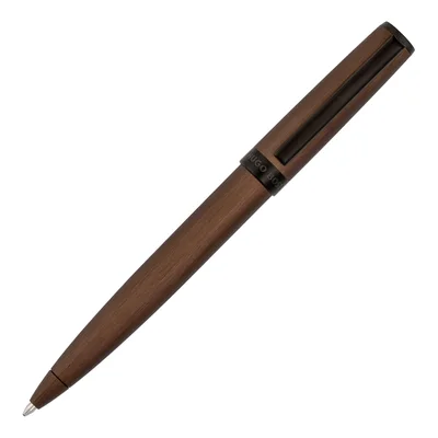 Hugo Boss Ballpoint Pen Gear Brushed, in box, khaki