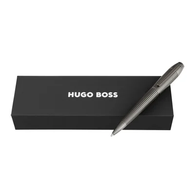 Hugo Boss Химикалка Arcade, тъмносива