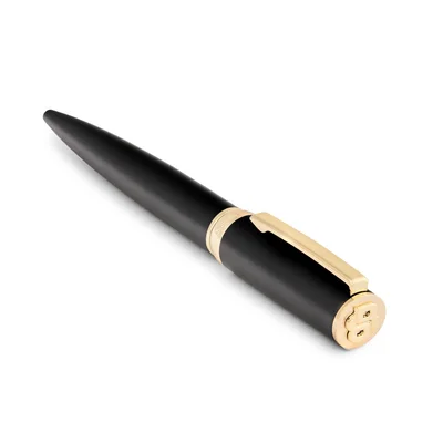 Hugo Boss Ballpoint pen Arche Double B, black-gold