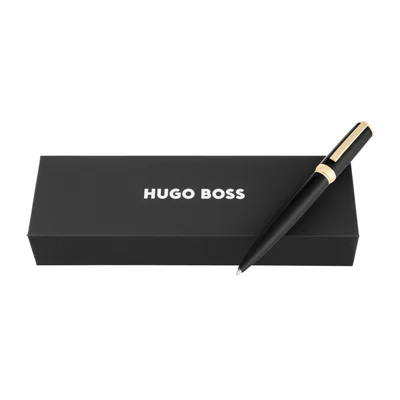 Hugo Boss Ballpoint pen Arche Double B, black-gold