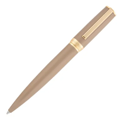 Hugo Boss Ballpoint pen Arche Double B, rose gold