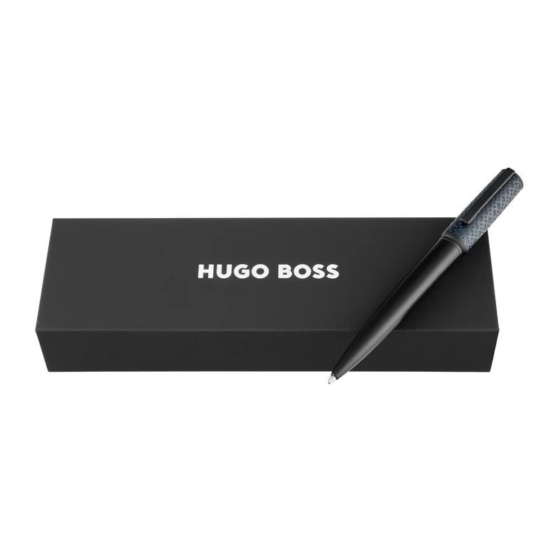 Hugo Boss Ballpoint pen Arche Monogram, black-blue