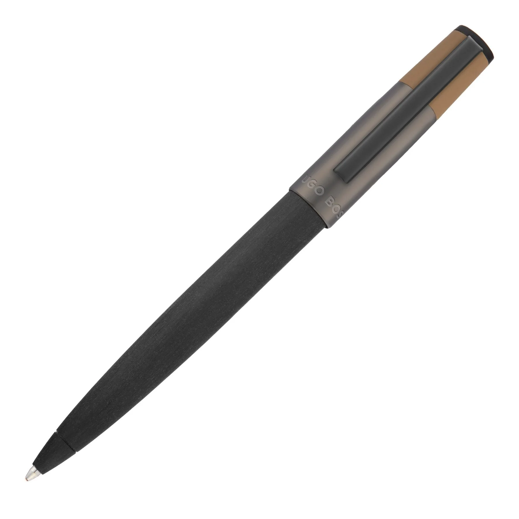 Hugo Boss Ballpoint pen Gear Balance, black-brown